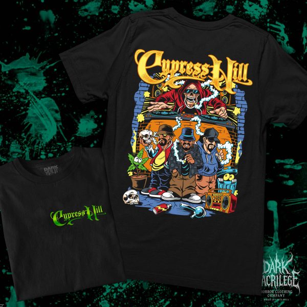 CYPRESS HILL BAND - T-SHIRT DOUBLE SIDE