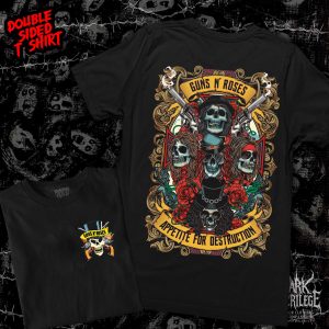 GUNS N ROSES APPETITE FOR DESTRUCTION - T-SHIRT DOUBLE SIDED