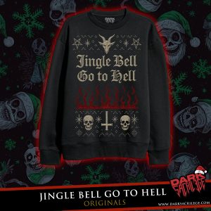 JINGLE BELL GO TO HELL UGLY SWEATER