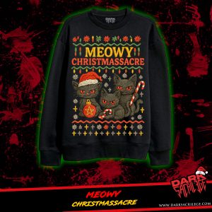 MEOWY-CHRISTMASSACRE  UGLY SWEATER