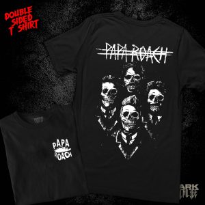 PAPA ROACH SKELETONS - T-SHIRT DOUBLE SIDED