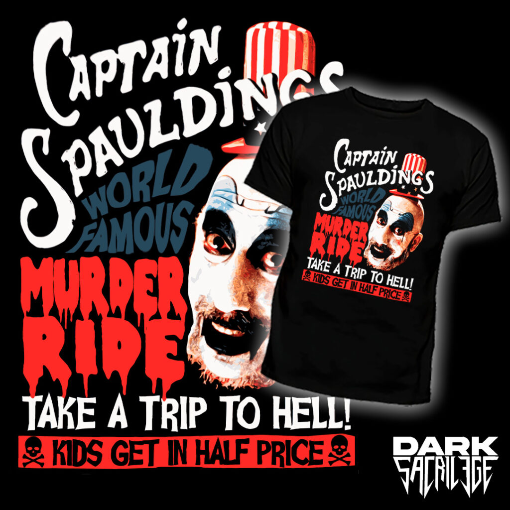 CAPTAIN SPAULDINGS WORLD FAMOUS T SHIRT